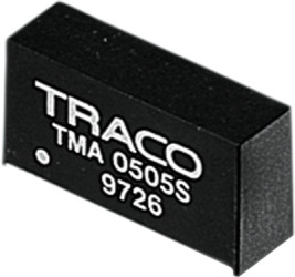 DC converter, 10.8-13.2 VDC, 1 W, 1 output, 15 VDC, 80 % efficiency, TMA 1215S