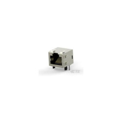 TE Connectivity 1-406541-6 Modular Jack Inverted 1x1 6Pnl Gold Plating