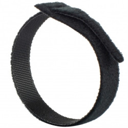Opaski rzepowe 20x200mm BTB Straps czarne 10szt. do organizacji kabli