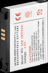 750mAh Li-ion for SAMSUNG U800, U900
