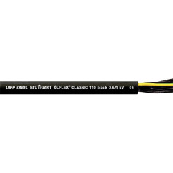 LAPP 1120342 CLASSIC 110 Black Control Data Cable 4 x 2.5mm&#xB2;