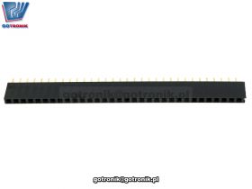 Gniazdo szpilkowe proste 1x32pin pod listwę goldpin
