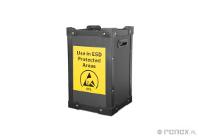 Polipropylenowy kosz na odpady 25L z pokrywą