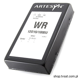 WR12D15/1000U DC-DC 18V to +/-15V 1A THT ARTESYN