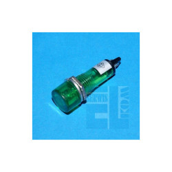 KONTROLKA ZIELONA Z ŻARÓWKĄ 230V Panel 12mm