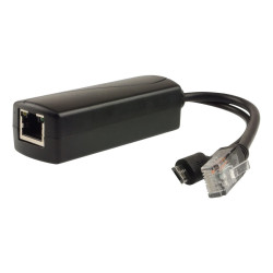 Rozdzielacz PoE 100Mbps 48V/5V microUSB 802.3af/at