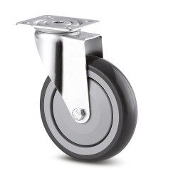 Koło samonastawne średnica kabla 100mm Tente 80kg wysokość całkowita 135mm