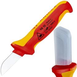 Nóż do ściągania izolacji kabli 50mm VDE 1kV KNIPEX
