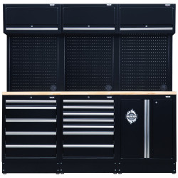 BUNKER&#xAE; 04411 Modular Storage Combo with Hardwood Worktop (14pc)