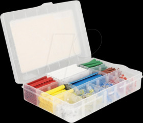 20908 Schrumpfschlauch mit Sortimentsbox 308-teilig farbig