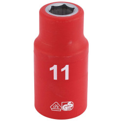 Draper Expert 31784 1/2&quot; Sq. Dr. Fully Insulated VDE Socket (11mm)
