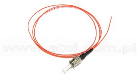 Pigtail ST/UPC, MM, 50/125, 0,9mm, włókno OM2, 2m