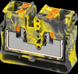 1429432 Mini terminal block, yellow/black