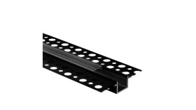 Profil Gp02 Podtynkowy Czarny +Klosz Transp. 2M