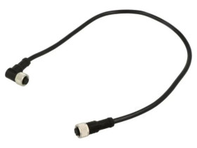 M12A08FL12AFRSDA05 Kabel do czujników/automatyki 8PIN M12-M12 0,5m wtyk wtyk