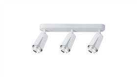 Lampa Sufitowa Flower White Chrome Spot 3Xgu10 Ml0274 Milagro