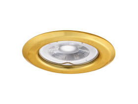 Oczko halogenowe, oprawa sufitowa punktowa stała ARGUS CT-2114-G 12V 50W MR16 GX5.3 IP20 złota 00300 KANLUX