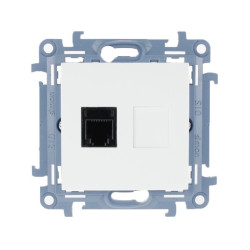 Gniazdo komputerowe RJ45 pojedyncze białe C51.01/11 Kontakt Simon10