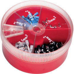 Cimco 187602 Ferrule set Partially insulated Bootlace Ferrules 1 Set