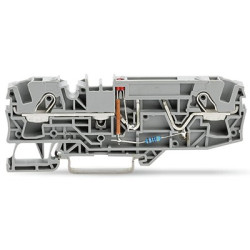 Kostka zaciskowa z bezpiecznikiem WAGO poziomy: 1 8AWGWciskane TOPJOB S