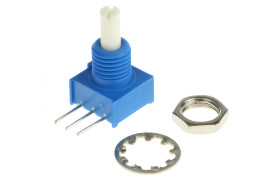 Potencjometr 100kΩ typ Obrotowy Bourns średnica wału 3,18 mm 0.25W długość wału 12.7mm