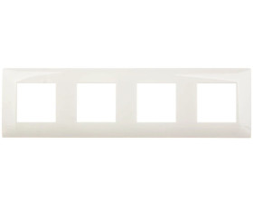 DANTE Ramka poczwórna tworzywo ASA BIAŁY 450484