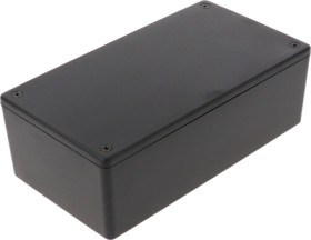 ABS enclosure, (L x W x H) 152 x 81 x 46 mm, black (RAL 9005), IP54, 1591XXDBK
