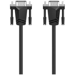 Hama 00200707 VGA cable VGA 15-pin plug 1.50 m Black Audio &amp; Visual Cables