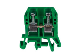 Złączka szynowa 2-przewodowa 10 mm2 zielony ZUG-G10 A11-0205