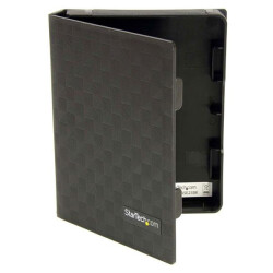 StarTech.com HDDCASE25BK 2.5in Anti-Static Hard Drive Protector Case - Black (3