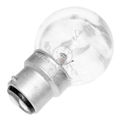 B22d P45 15W 240V klar /AL ChRL 0558