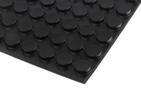 Stopki samoprzylepne grubość: 5.1mm Czarny średnica: 19.8mm Cylindryczny Przyklejanie RS PRO