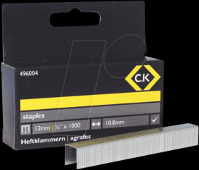 496004 Staples 10.5 x 12 mm, 1000 pieces
