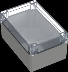 6U07181209139 Industrial housing, 180 x 120 x 90.3mm, IP66/IP68, light gray