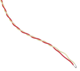 Termopara z odsłoniętym złączem K średnica 1/0.2mm długość 2m -75°C do +250°C Końcówka z gołym kablem RS PRO