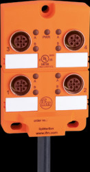 Sensor-actuator distributor, 4 x M12, EBC016