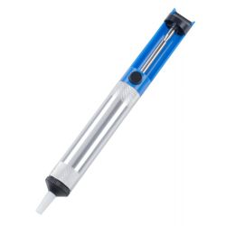 Odsysacz do cyny w metalowej obudowie z wymienną końcówką