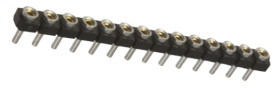 Samtec Gniazdo PCB SL 14 -pinowe 1-rzędowe raster: 2.54 mm Otwór przelotowy Płytka-płytka Lutowie Prosty