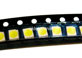 Dioda led smd PLCC2 biała 2,2cd