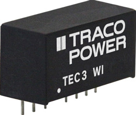 TEC 3-4811WI DC/DC converter TEC 3WI, 3 W, 18-75/5.0 VDC, SIL-8