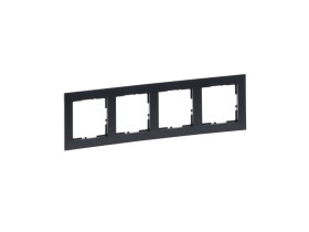 SUNO Ramka 4 poczwórna ciemnoszary 721554 LEGRAND
