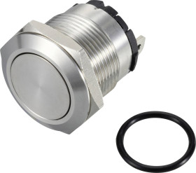 TRU COMPONENTS TC-12819632 Przełącznik wciskany, 250 V/AC, 20 A, IP67, 1 szt.