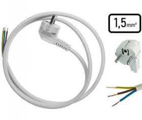 VIPLAST Przewód przyłączeniowy 3x1,5 5m z wtyczką kątową