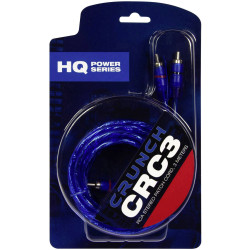 Crunch CRC3 RCA cable 2x RCA plug to 2x RCA plug 3 m length