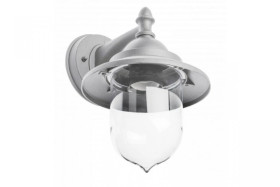 Oprawa ogrodowa TOSKANA-AD, E27, MAX.60W, IP54, AC220-240V, 50-60Hz,kinkiet prosty, szara