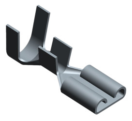 Konektor płaski Żeński 7.62 x 0.46mm długość 20.93mm Izolacja: Nieizolowane Cyna