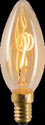 LX100193 LED Filament, Candle, C35, E14, 3 W, 165 lm, 2200K, dimmable