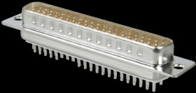 D-SUB plug, high density, 62-pin, straight