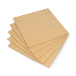 Płyta HDF surowa - 3mm - 160x160mm - 5szt.