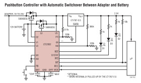 Pushbutton PowerPath Controller with Supervisor